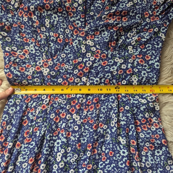 EUC Yumi Kim Lucky You Jumpsuit in Blossom Navy - Picture 10 of 15